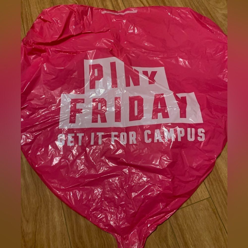 Pink Friday heart shaped balloon - Picture 2 of 3